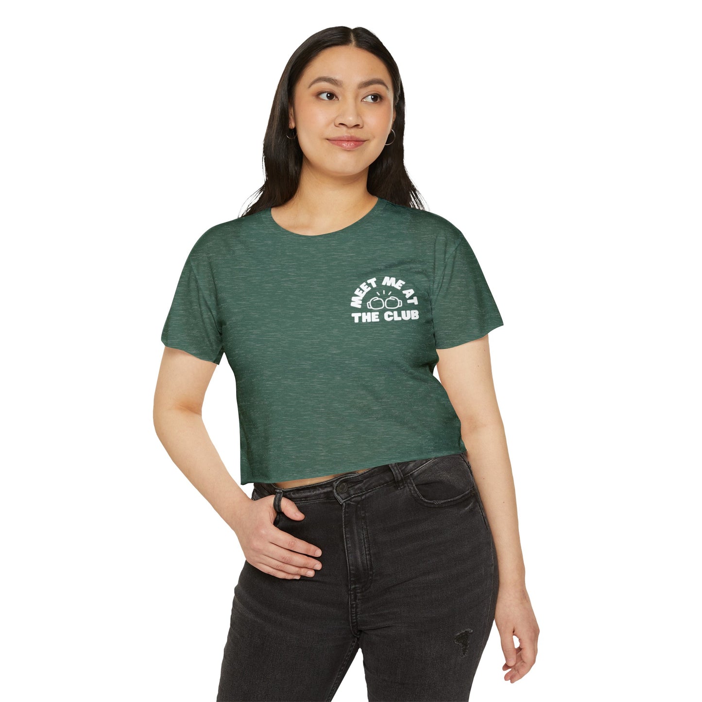 Meet me at the Club Women's Festival Crop Top