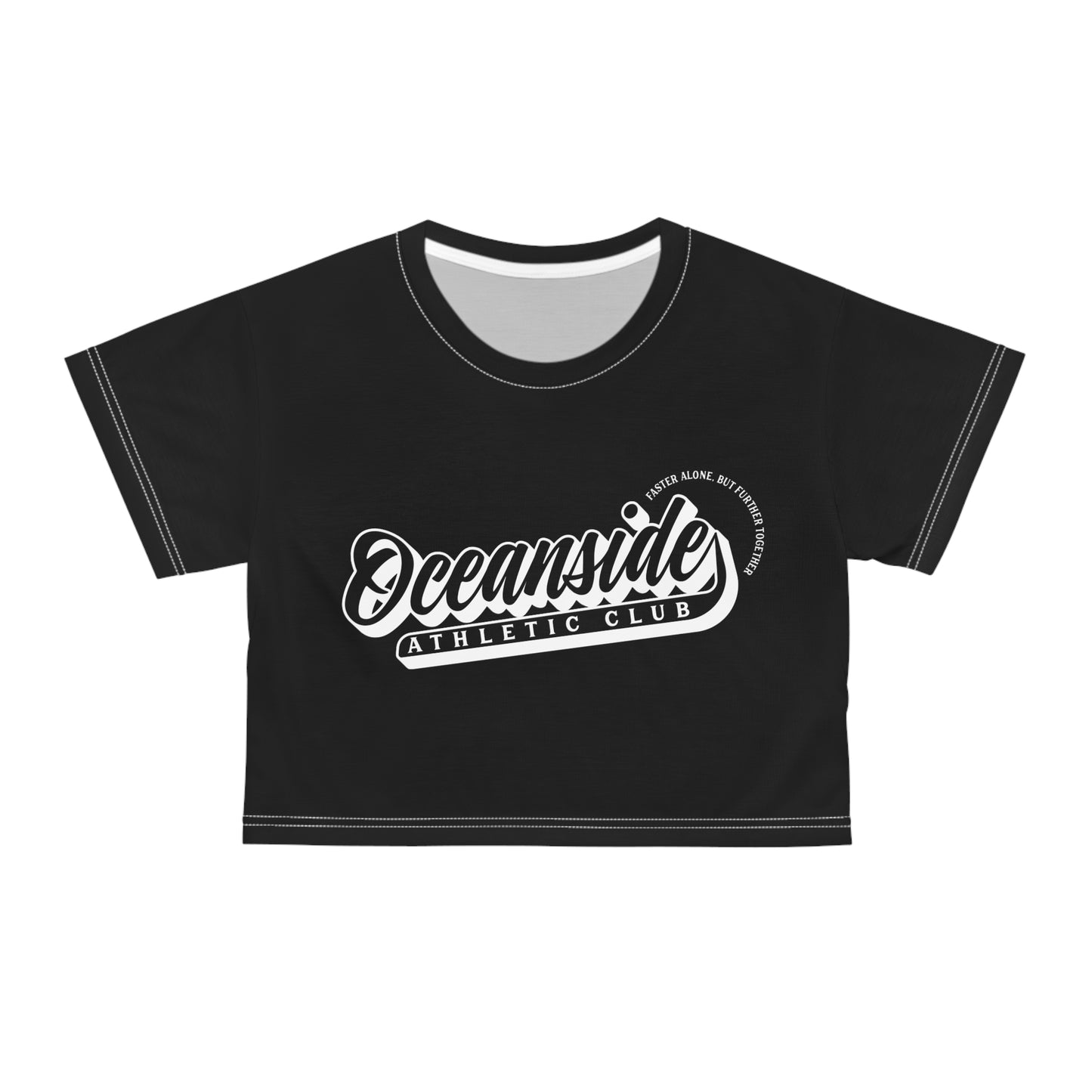 OAC Crop Tee Faster Alone, but Further Together