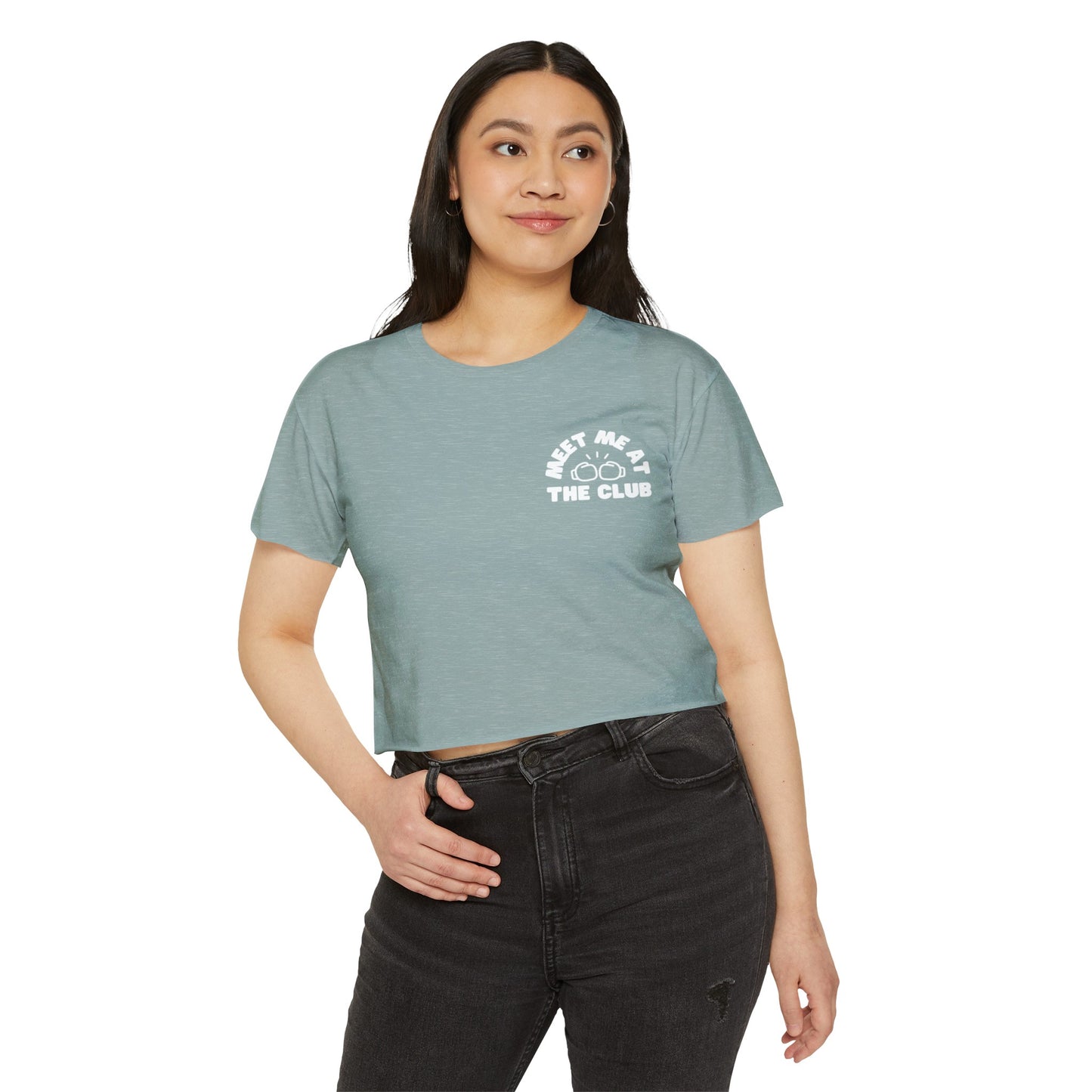 Meet me at the Club Women's Festival Crop Top
