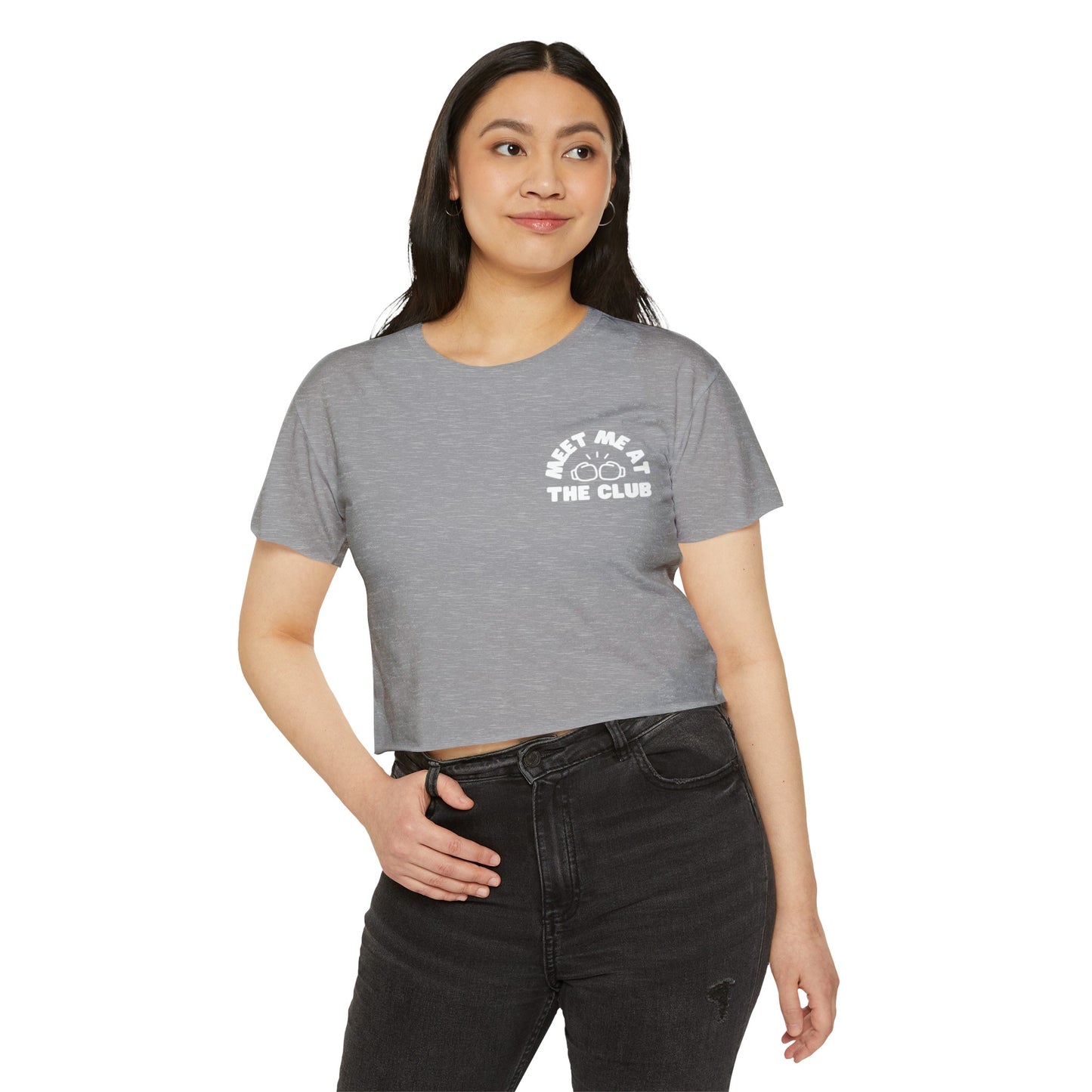 Meet me at the Club Women's Festival Crop Top