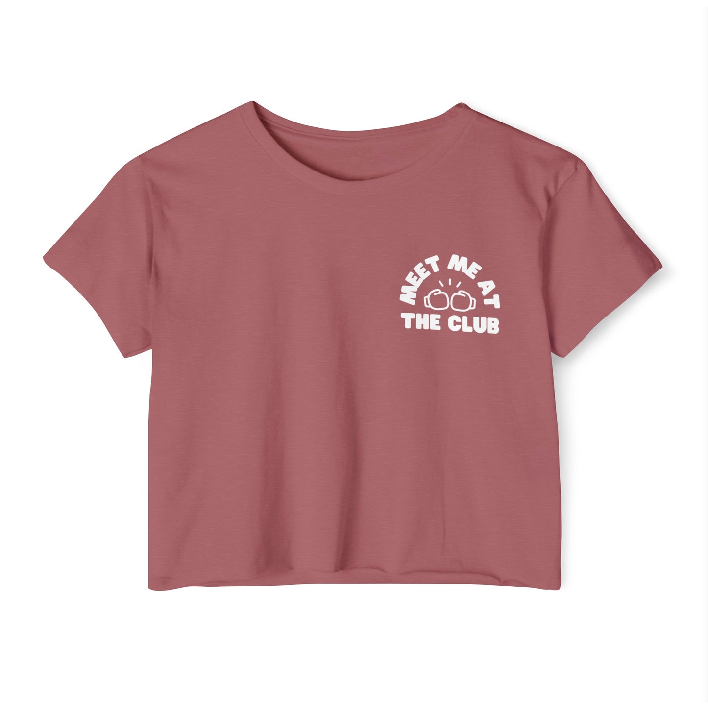 Meet me at the Club Women's Festival Crop Top
