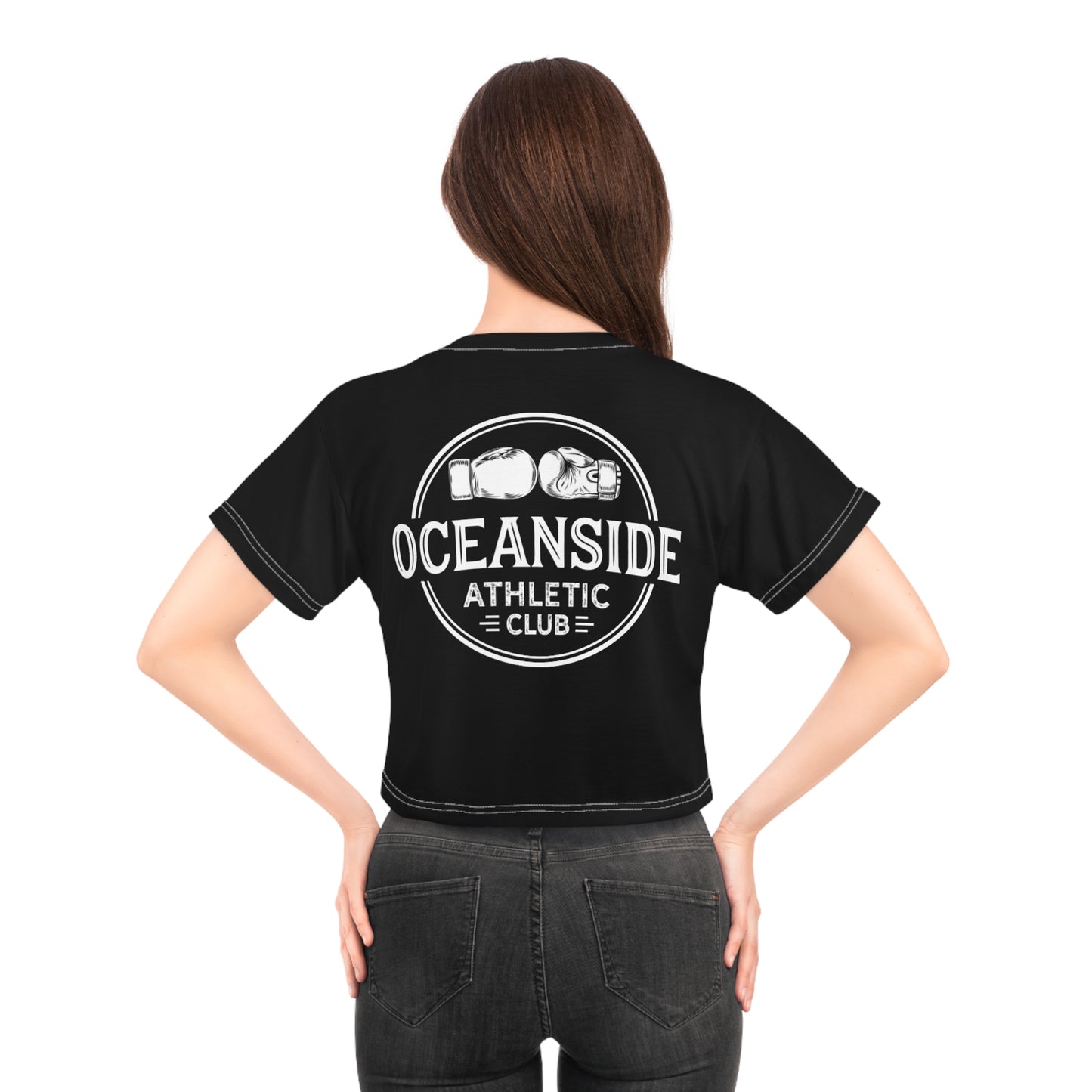 OAC Crop Tee Faster Alone, but Further Together