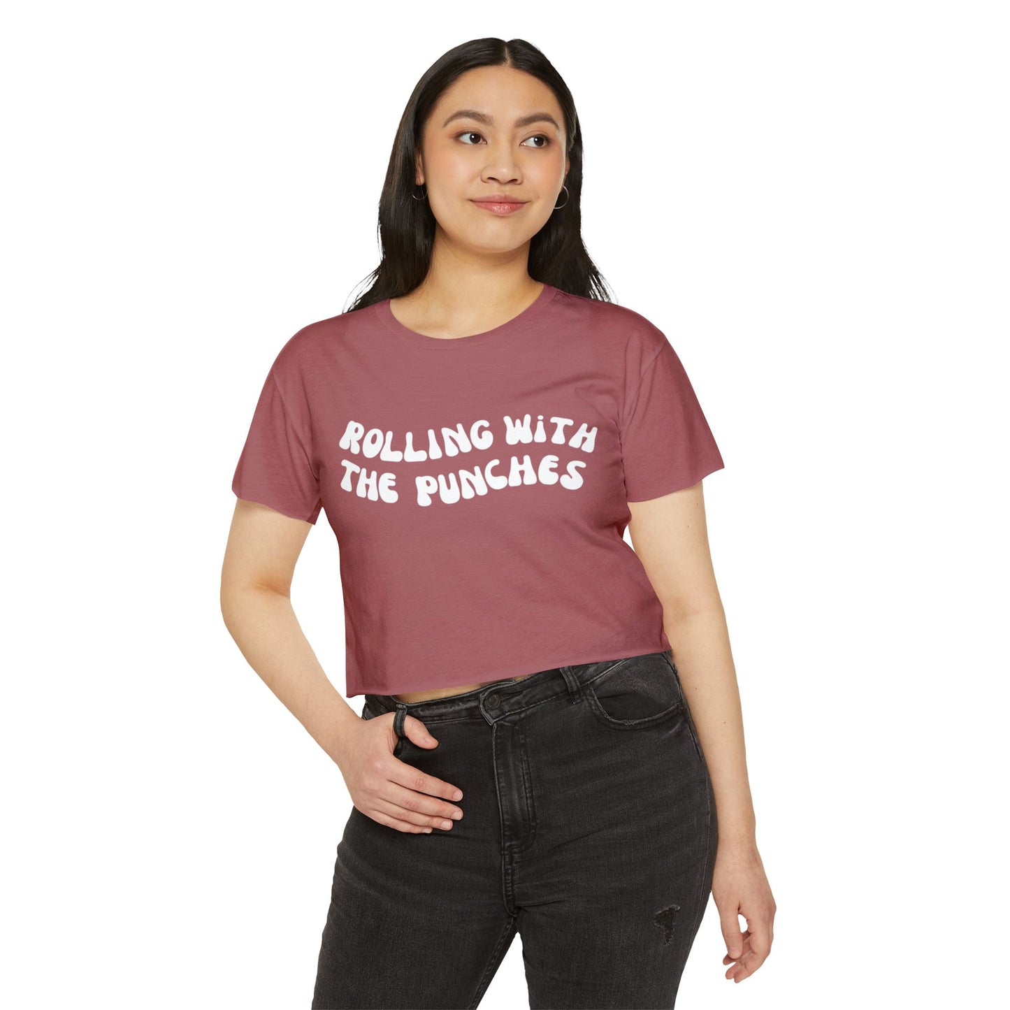Rolling with the Punches Festival Crop Top