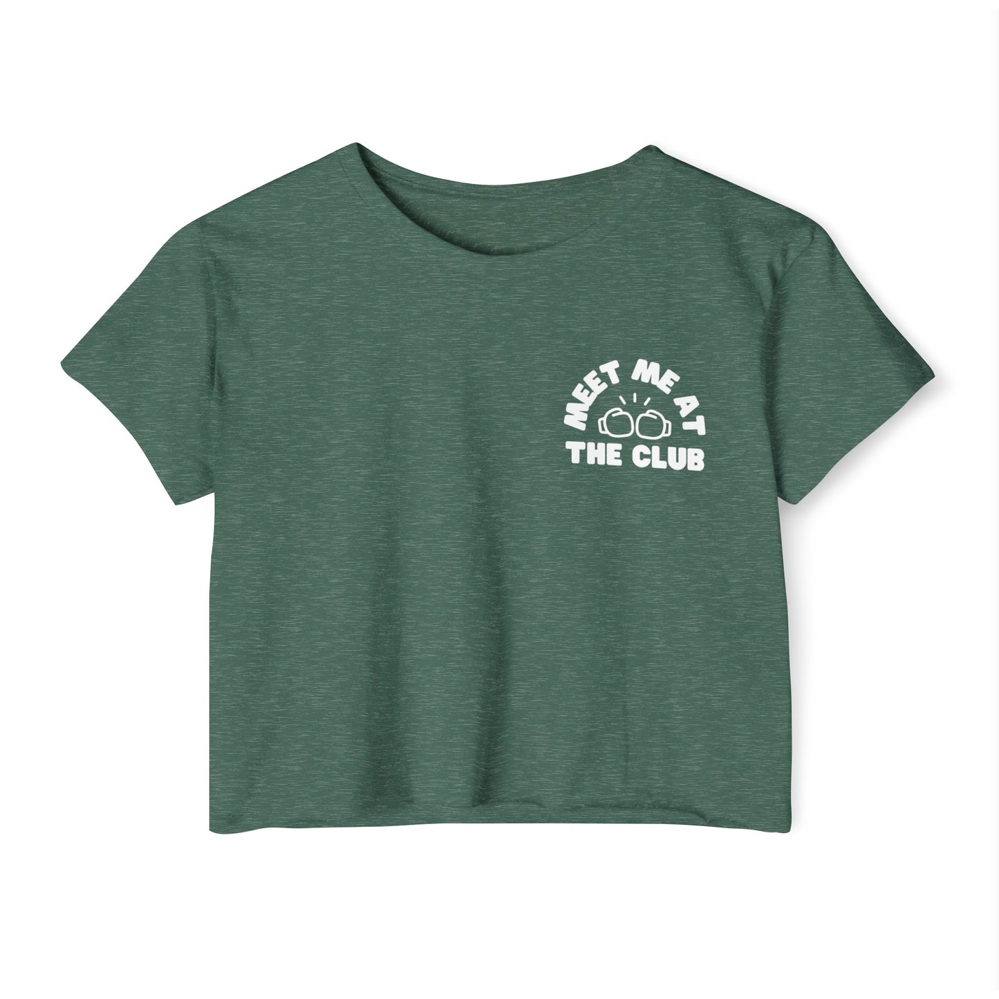 Meet me at the Club Women's Festival Crop Top