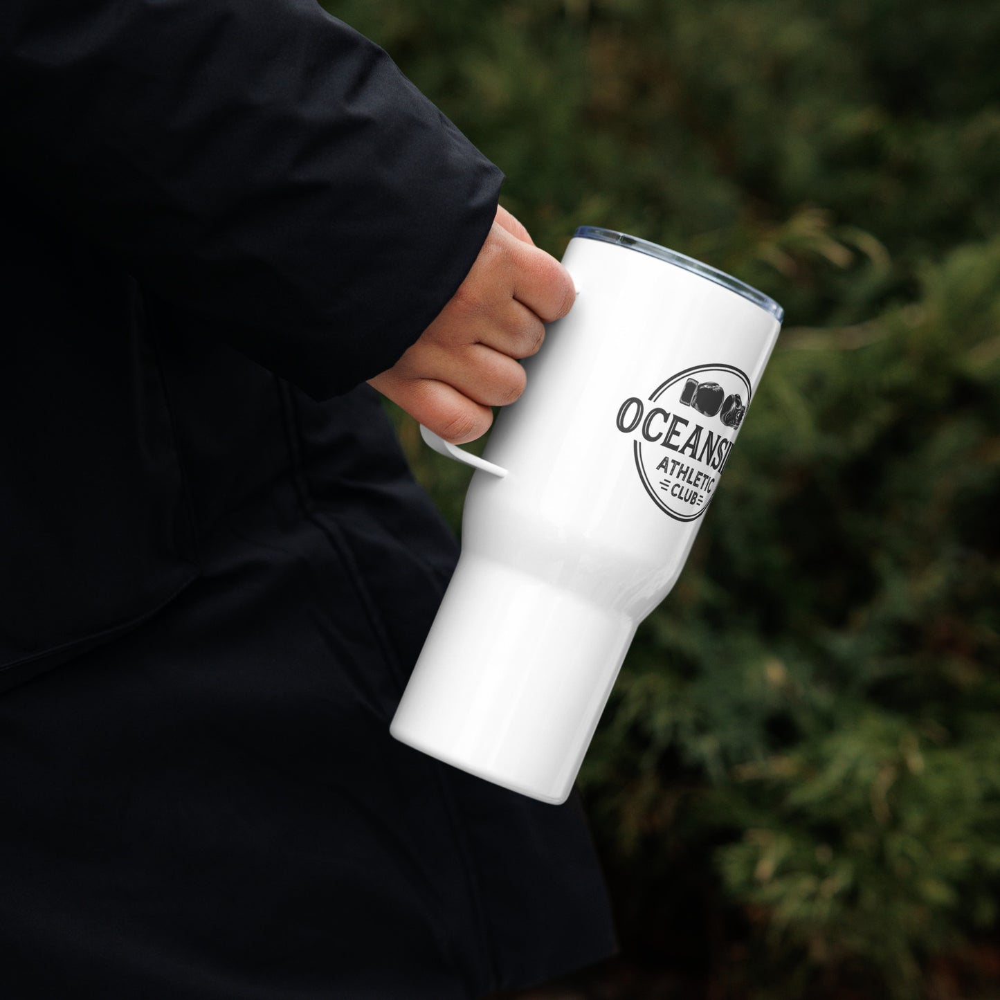 OAC Travel mug with a handle