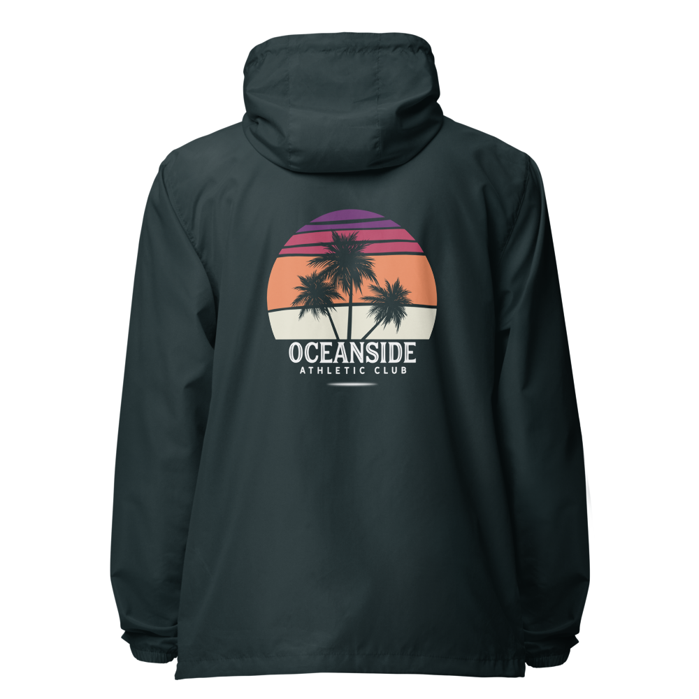 OAC Unisex lightweight zip up windbreaker