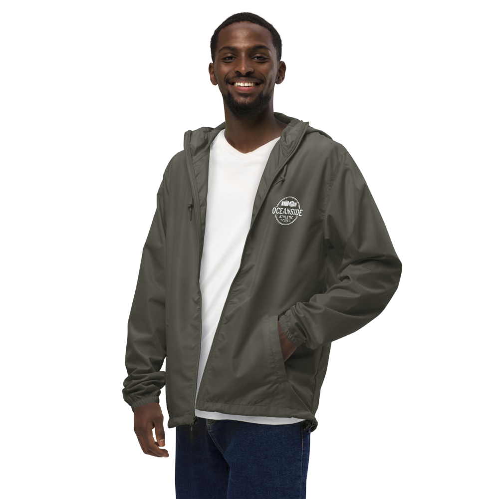 OAC Unisex lightweight zip up windbreaker