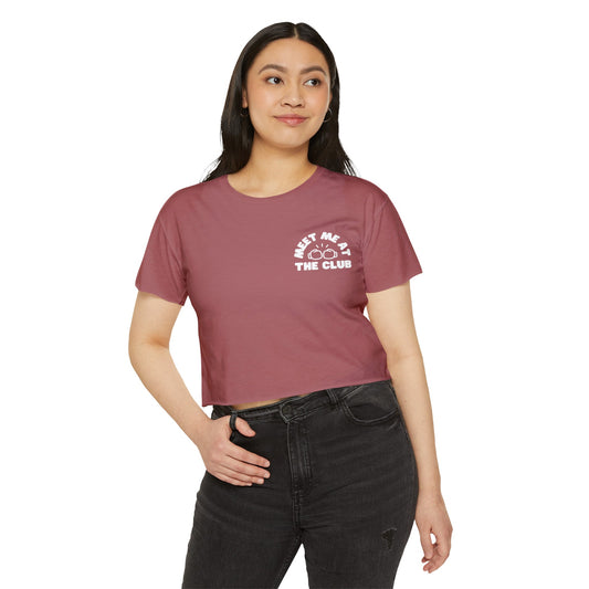 Meet me at the Club Women's Festival Crop Top